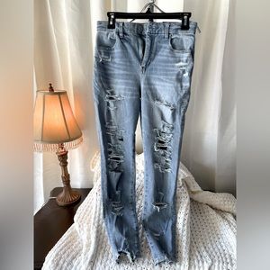 American Eagle curvy high rise jeggings women’s size 6 regular.